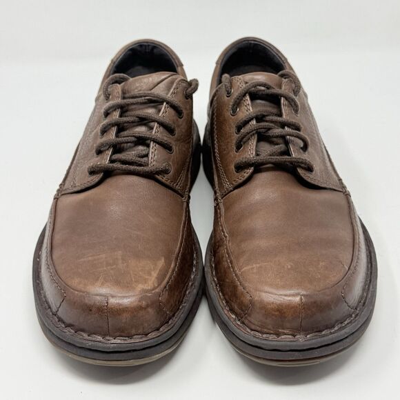 Rockport Blackville Derby Shoes Mens 10 W Wide Brown Tumbled Leather Casual main image 9